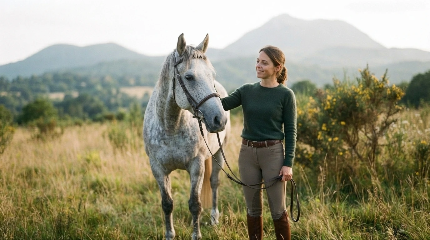 Cours d'équitation à Issoire, Puy-de-Dôme